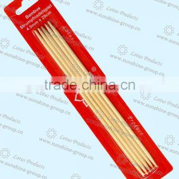 Bamboo Sock Knitting Needle Double Point Knitting Needle With Blister Card photo-2