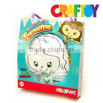 OEM Printing Canvas Products Color Your Culture Doll Charm Hawaiian photo-2