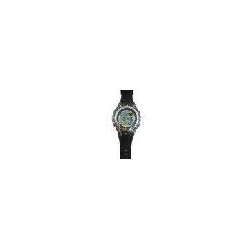Kid 7 Color LED Flashing Electronic Sport Watch 12/24 Hour Mode
