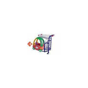 Cold Wire Steel Childrens Shopping Cart Supermarket Shopping Trolley