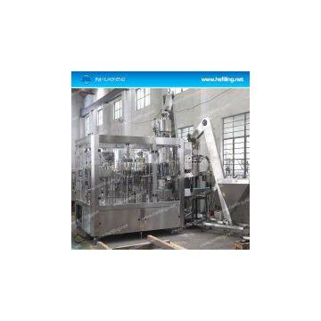 Sterile Carbonated Beverage Filling Machine / Bottled Soda Water Production Line