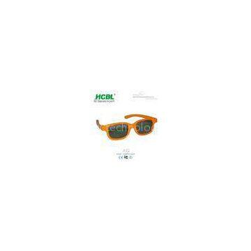 Cool Shape Yellow 3D Viewing IMAX 3D Glasses For Digital 3D Theatre