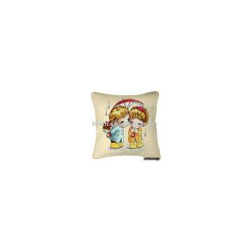 Cross Stitch Pillow -- Kz047 Cross Stitch Artwork,hand Embroidery
