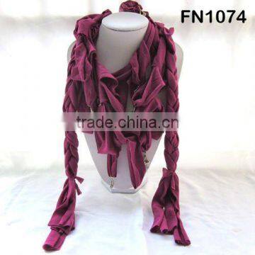 Woven fashion fiber cloth or cotton scarf