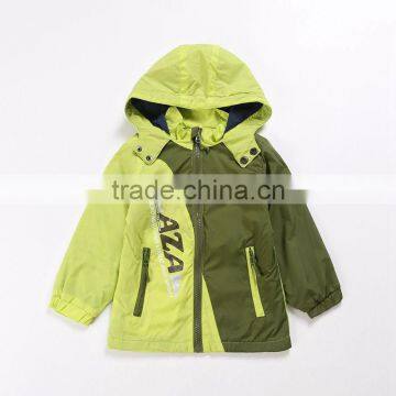 Children's Hooded Turtle-neck Colorful Sweep Jacket photo-3