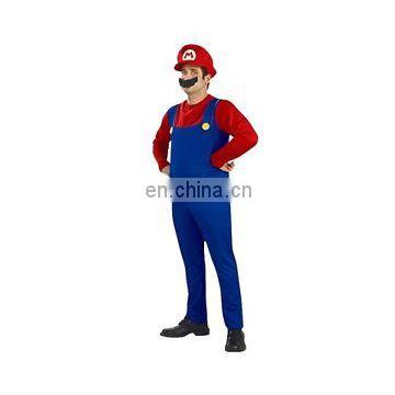 Hot sale mario costume Funy adult men carnival costume Halloween costume AGM 2010