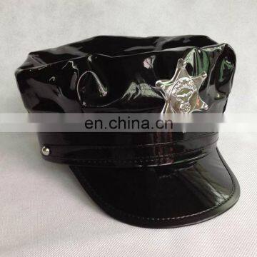 CG-PH157 Captain cap black hat