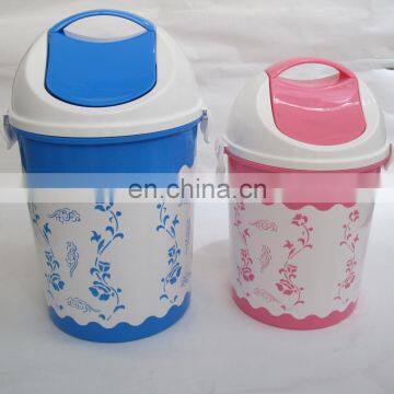 2014 round Plastic Dustbin With Lid