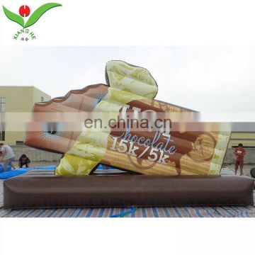 Supermarket advertising promotion inflatable chocolate