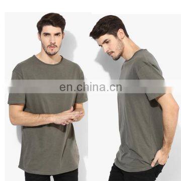 2016 latest plain spft cotton regular fit round neck simple blank mans t-shirt