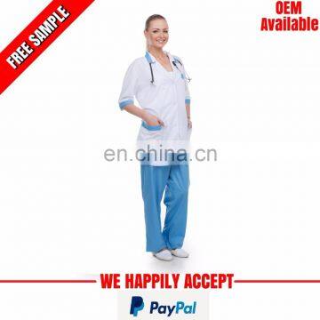 100% cotton nurse uniform manufacturer