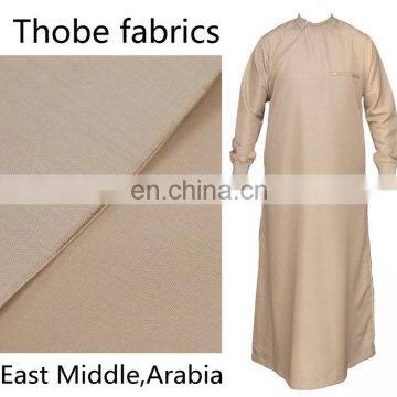 100% microfiber spun polyester Arabian thobe fabrics