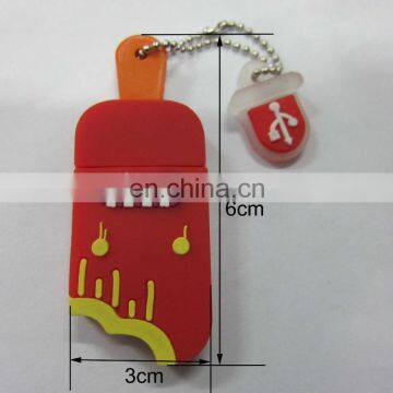 New Design Pink Pvc 128gb Flash Usb Cover/holder Keychain photo-6