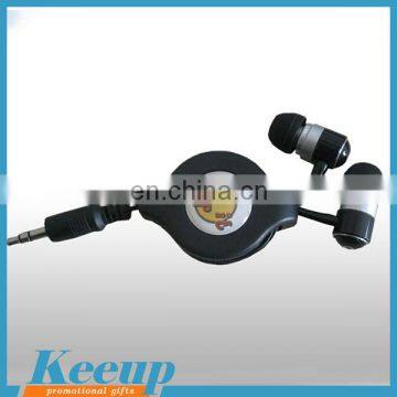 Latest Style Cheap Retractable Earphones with Custom Logo