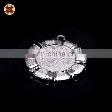 WR China Wholesale Custom 3D Metal Medal Customized Your Own Medal Silver Blank Medal with Ribbon