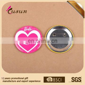 Chinese manufacturer promotional blank button badge wholesale