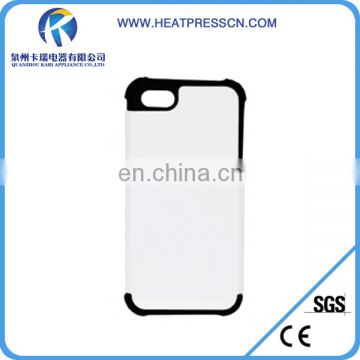 American popular 2in1 3D sublimation phone cover for Iphone 5/5S