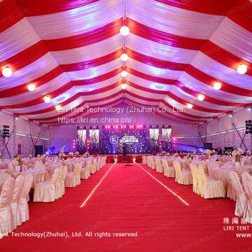 25m by 50m Decorated Tent for Corporate Events
