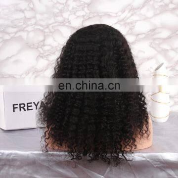 Natural Looking Hot Selling Style Full Lace Kinky Curly Human Hair Wigs photo-3