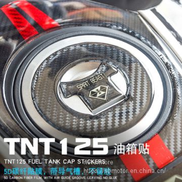 Spirit Beast motorcycle modified carbon fiber oil tank sticker TNT 125 L6