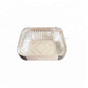 Factory Price Rectangular Disposable Aluminum Foil Container photo-4