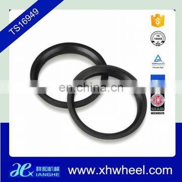 4pcs Black Plastic Hub Centric Rings photo-4