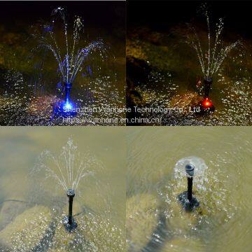 Solar Water Fountain Pump With LED Light photo-2
