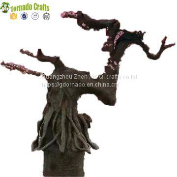 6.7m Large Outdoor Fiberglass Trunk Garden Decoration Artificial Cherry Blossom Tree photo-2