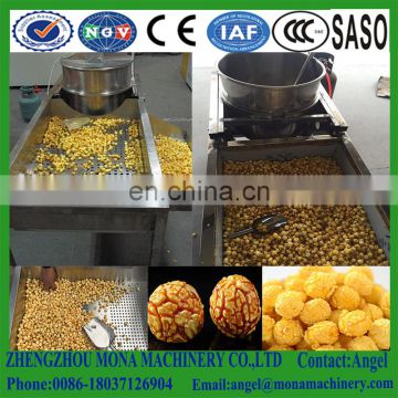 Commercial round caramel popcorn machine