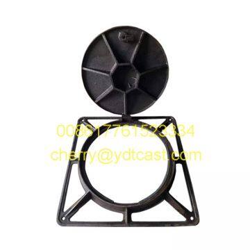 Cast Iron Heavy Duty Manhole Cover 600mm diameter D400
