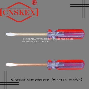 Explosion - Proof Spark - Free Plastic Handle Screw Driver With Beryllium Bronze Aluminum Bronze. photo-2