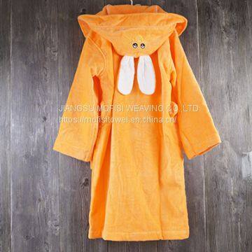 High Quality Fashion Kids Children Hooded 100% Cotton Bathrobe