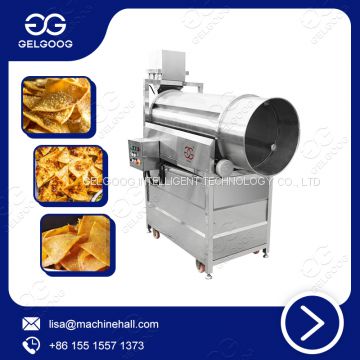 Automatic Continuous Corn Flakes Seasoning Mixing Machine In Factory