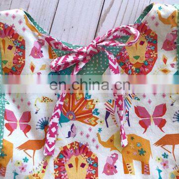 Toddler Girl Summer Cotton Dress Cute Printed Vintage Kids Dresses photo-4