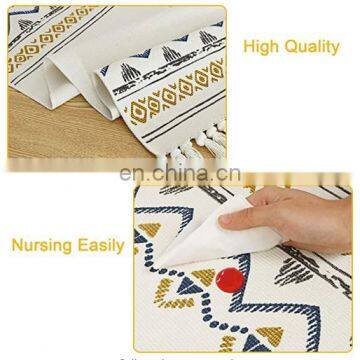 Modern Geometric Table Runner Napkin For Wedding Party Christmas Cake Floral Flannel Tablecloth Decoration photo-4