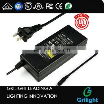 TUV UL PSE Certificate 36w ac to dc Power Adapter With US EU AU UK Input Plug