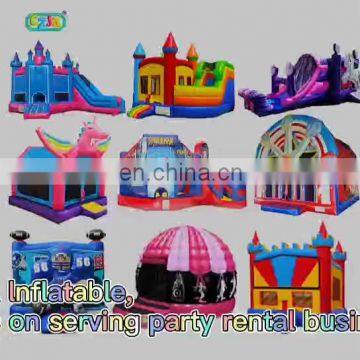 trampoline air inflatable comercial use bouncing castle combo bouncy bounce house