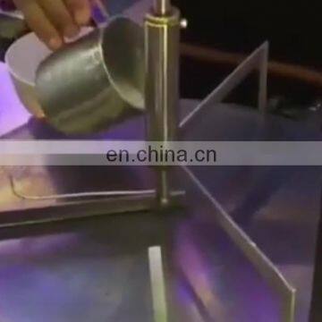 Stainless steel baking tool electric oven crepe handle pancake handle rotary crepe turner