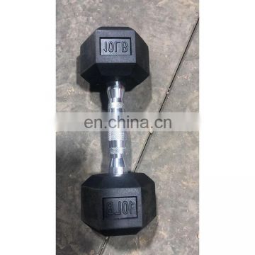 Innovative new products Materials Rubber+Cast Iron  HEX dumbbell Application Universal