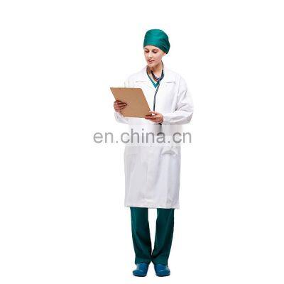 Hospital Uniform Professional Doctor Wear Medical White Lab Doctor Coat