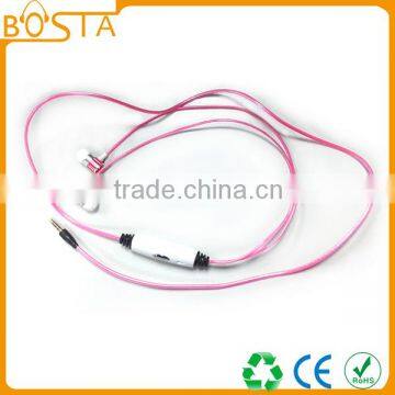 Full Light 3.5mm Connectors and In-Ear Glowing LED Metal Stylish Fashion Earbuds photo-6