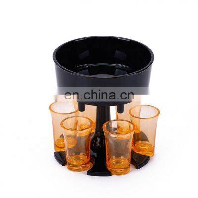 4L eco-friendly glass beverage dispenser with metal tap