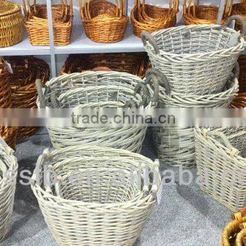 laundry baskets wicker