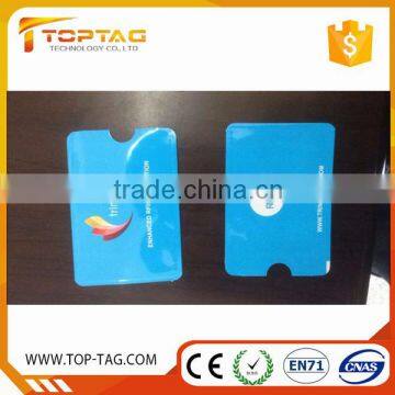 Custom Design Credit Card Blocker, RFID Card Protector Sleeve