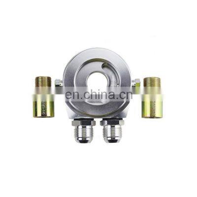 Auto Accessories Sandwich Panel, Rear Thermostat, With 10 Accessory M20*1.5 and 3/4-16 Oil Filter Sandwich Adapter