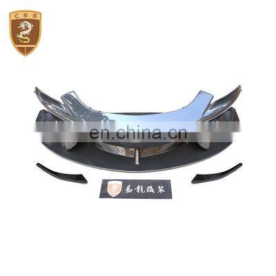 GT4 Style Front Spoiler Bumper For Mclaren 540C 570S 570GT Carbob Fiber Bumper Canards