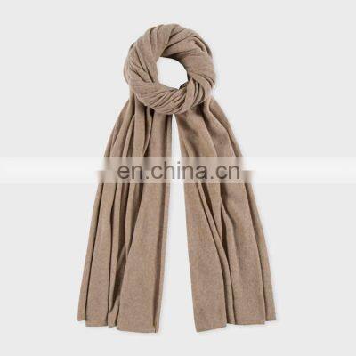 Fashion Cashmere Knitting Solid Color Scarf