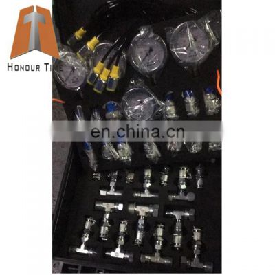 Excavator Hydraulic pressure guage pressure test kit