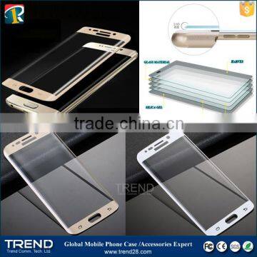 New arrival in alibaba tempered glass screen protector for samsung s6 edge