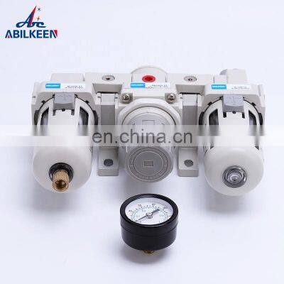 Hot-selling Different Pressure Drain AC3000-02 Single Strand Aluminum Alloy Material High Precision Filtration Pneumatic Unit photo-4